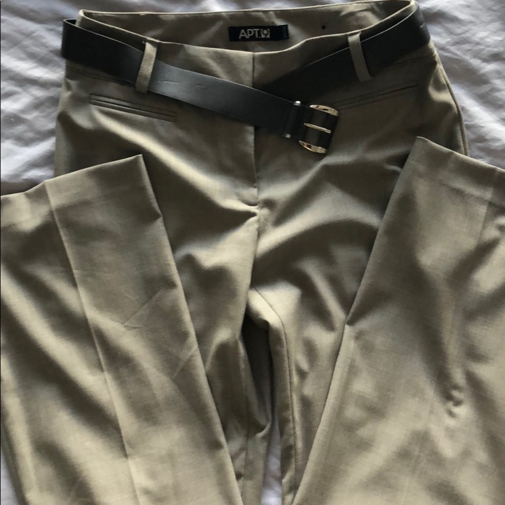 Apt 9 tan dress pants. Size 10